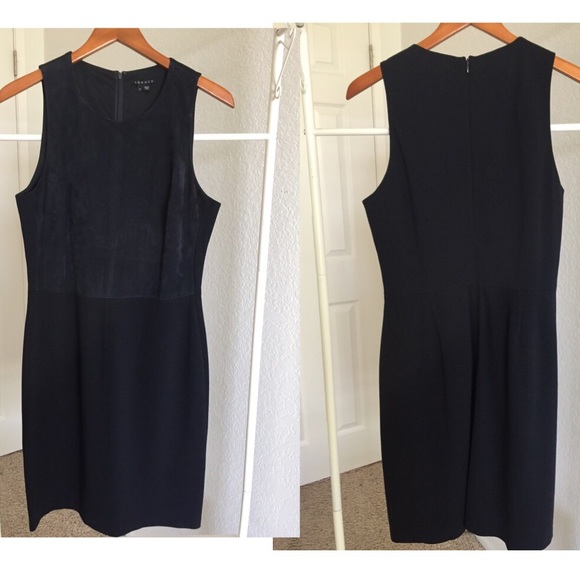 Theory Jinxil K Suede Combo Dress - Picture 8 of 8